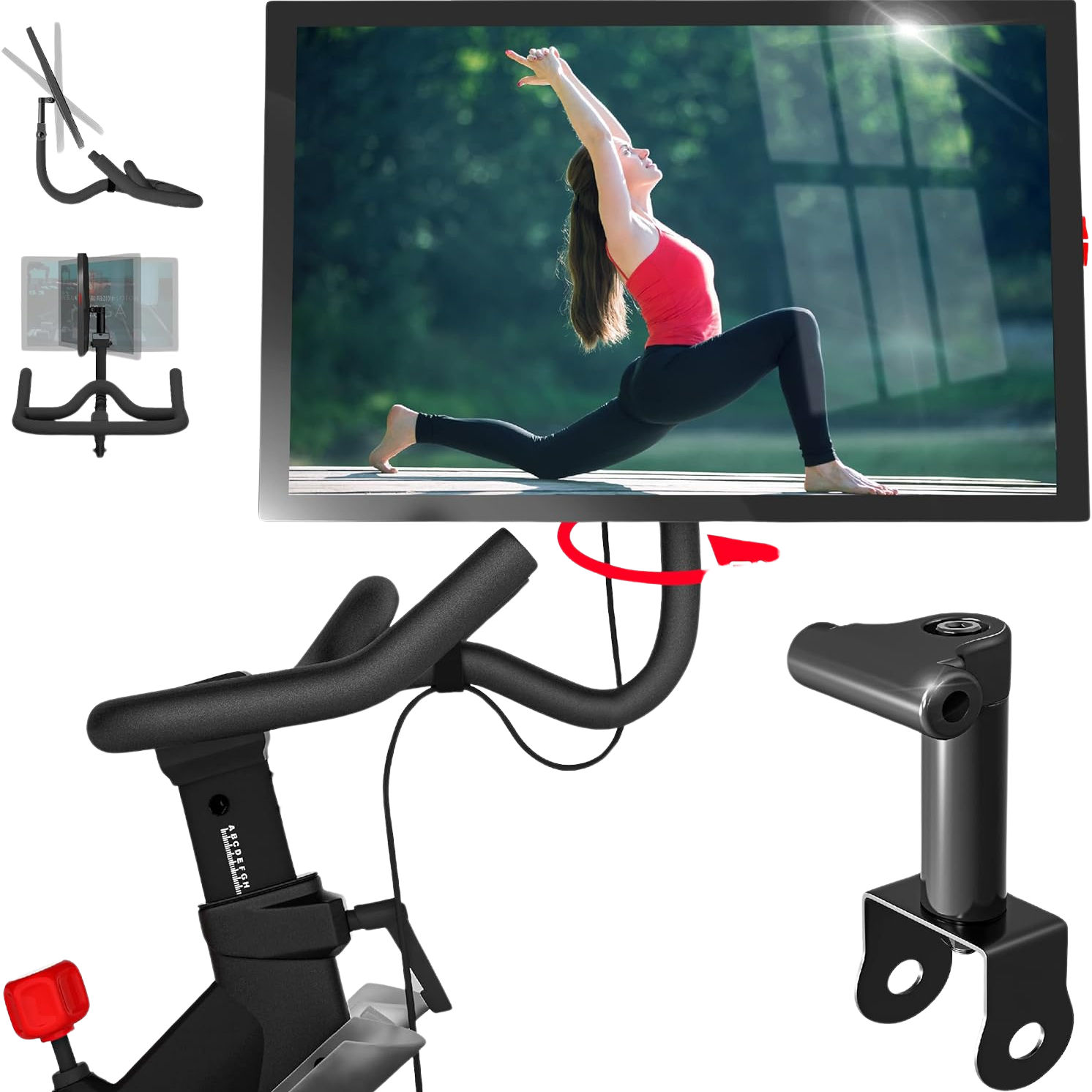 Trademyspin Peloton bike swivel kit